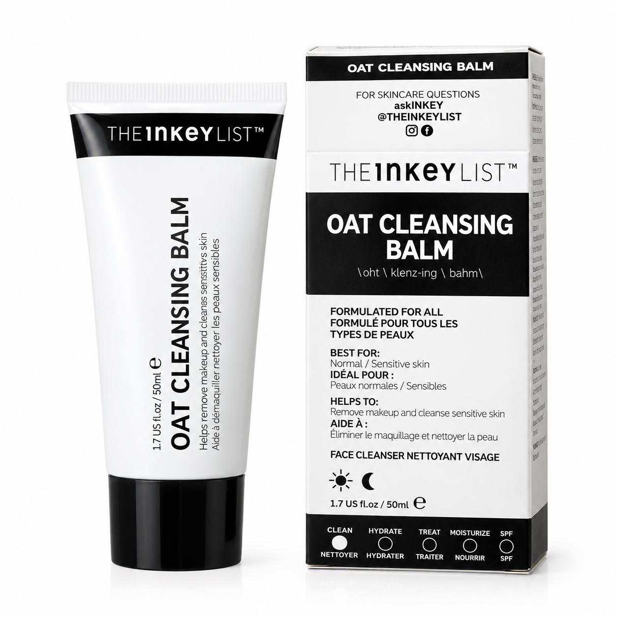 بالم پاک‌کننده آرايش صورت  Oat Cleansing Balm مناسب پوست حساس ۵۰ میل