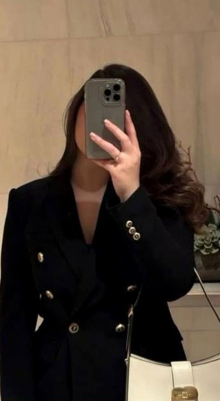 بلیزر مشکی زنانه zara طراحی شیک با تن خور عالى